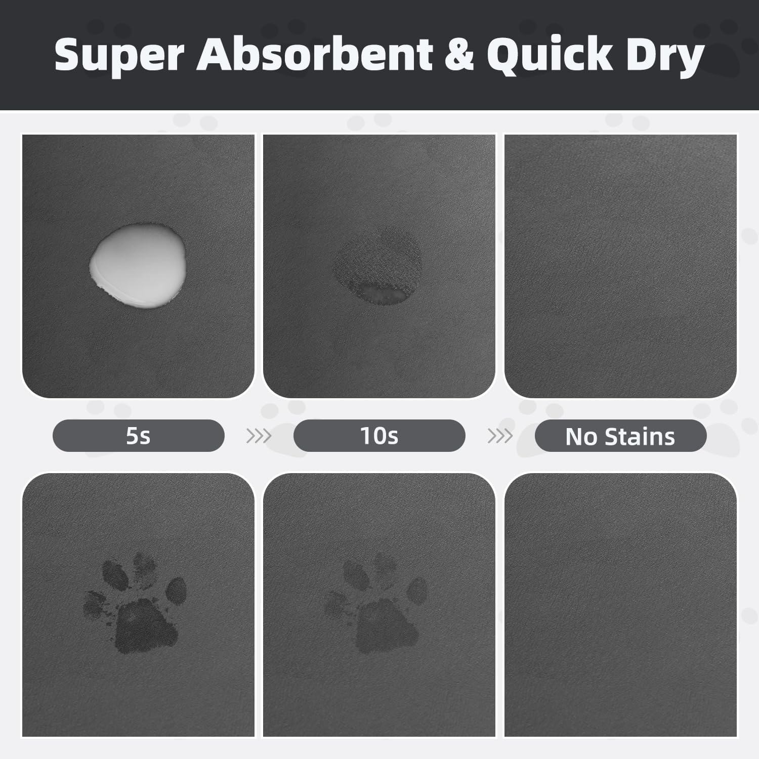 Absorbent Feeding Mat, Quick Dry