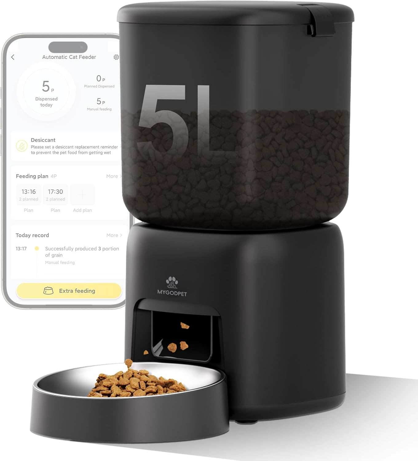 Automatic Feeder, 5 L, App Controlled
