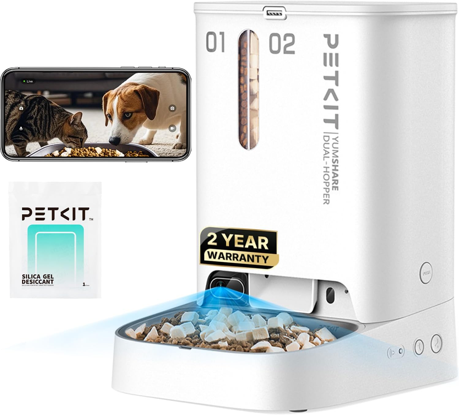 Automatic Feeder with Camera and App Control