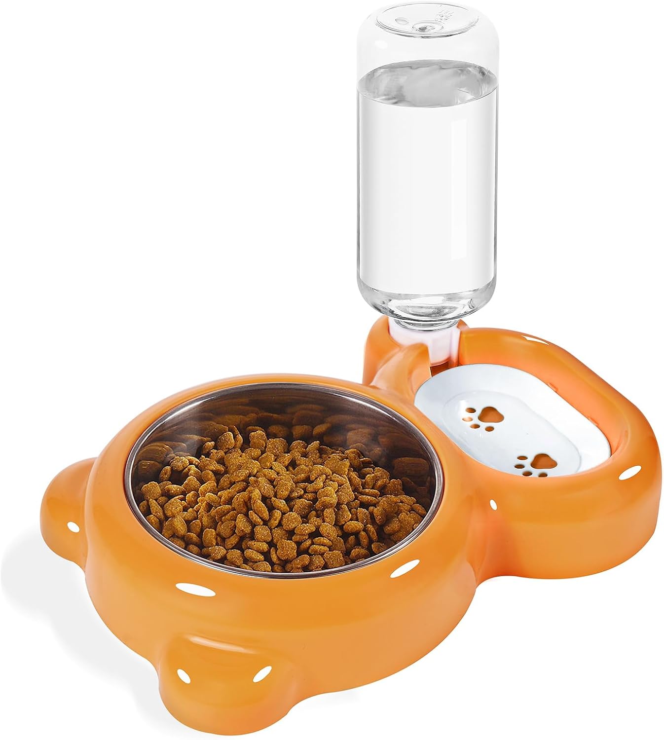 Bowl Set with Water Dispenser, Green