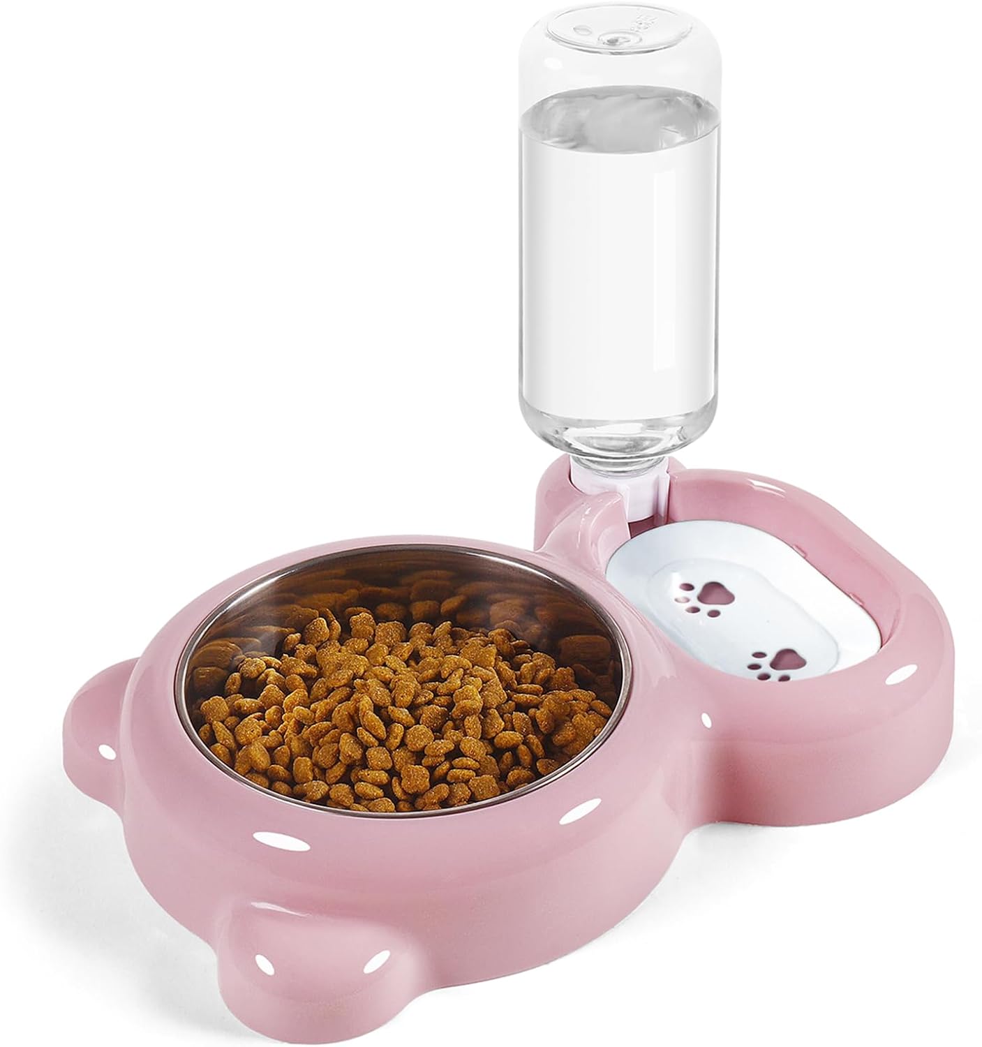 Bowl Set with Water Dispenser, Green