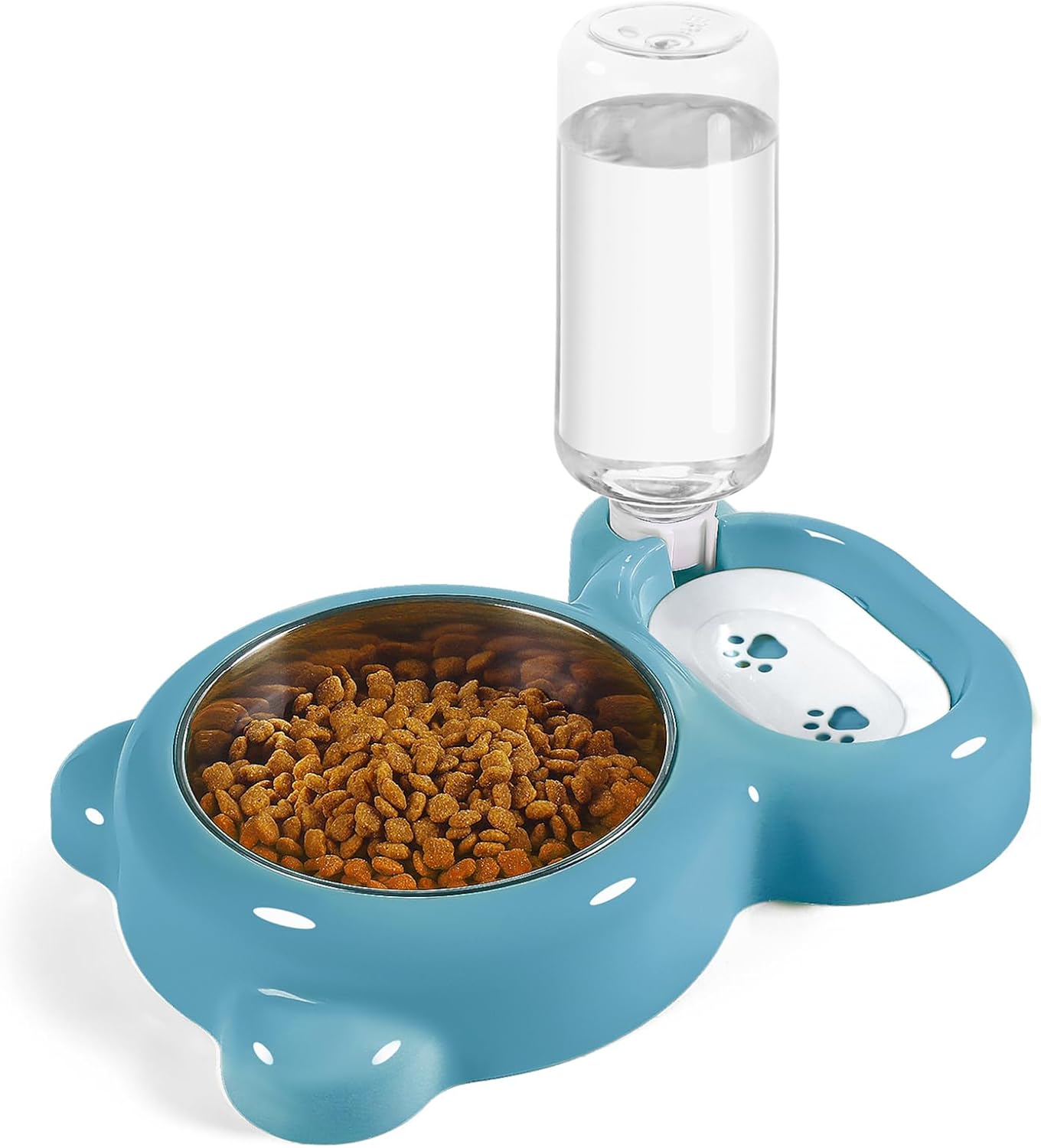Bowl Set with Water Dispenser, Green