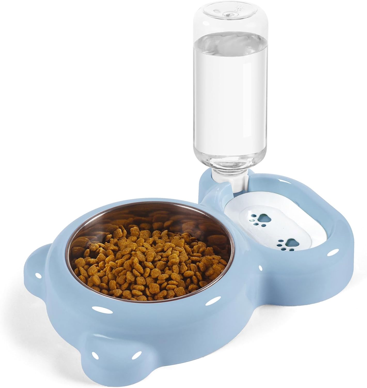 Bowl Set with Water Dispenser, Green