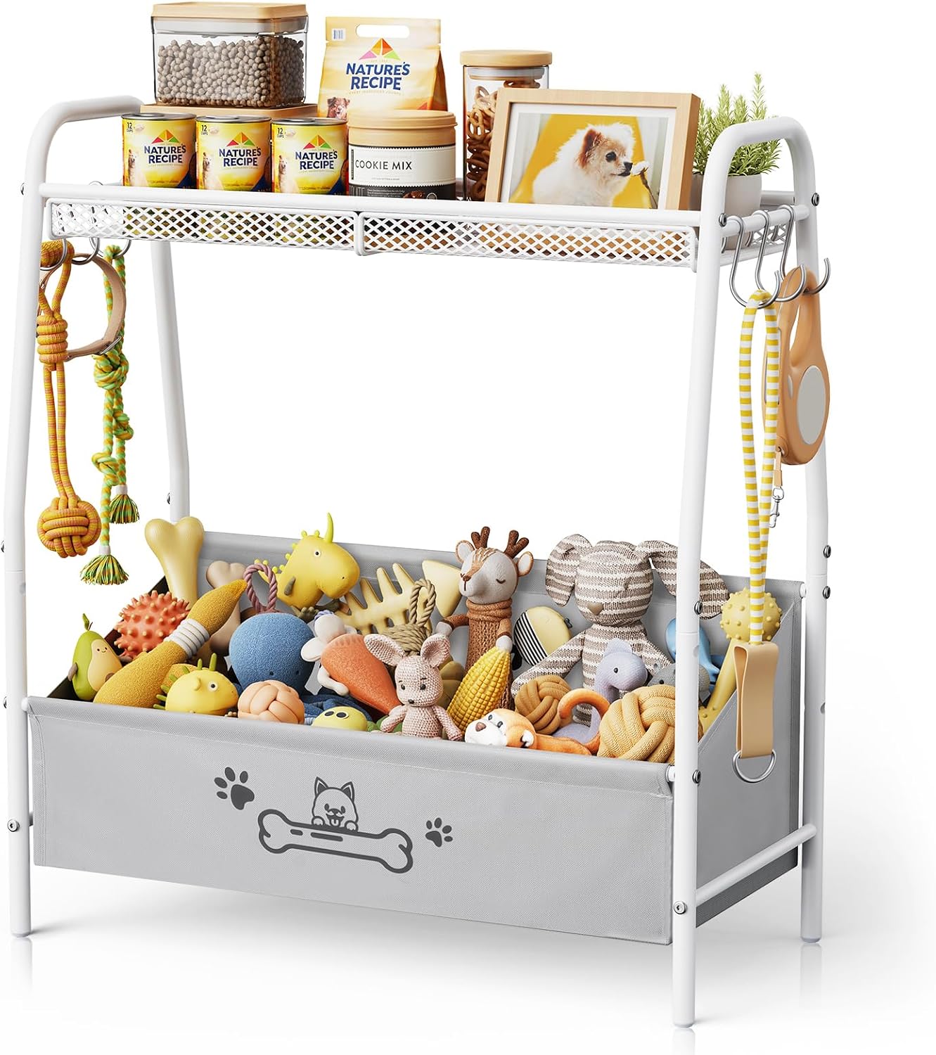 Dog Toy Bin, 23.6 x 11.2 x 9.7 inch