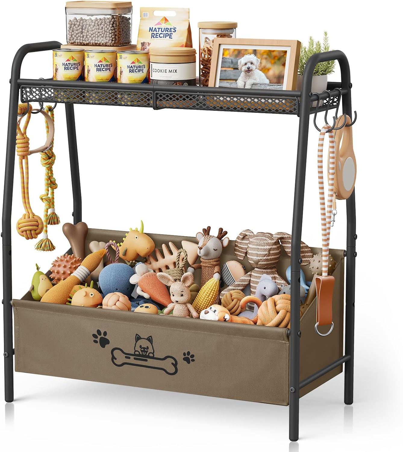Dog Toy Bin, 23.6 x 11.2 x 9.7 inch