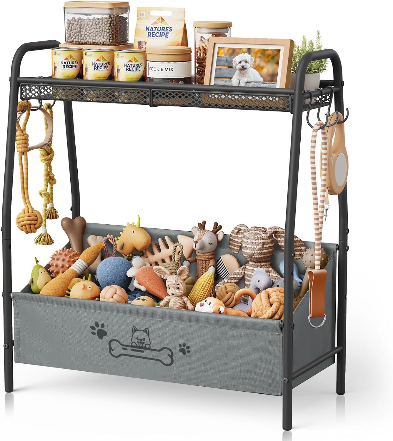 Dog Toy Bin, 23.6 x 11.2 x 9.7 inch
