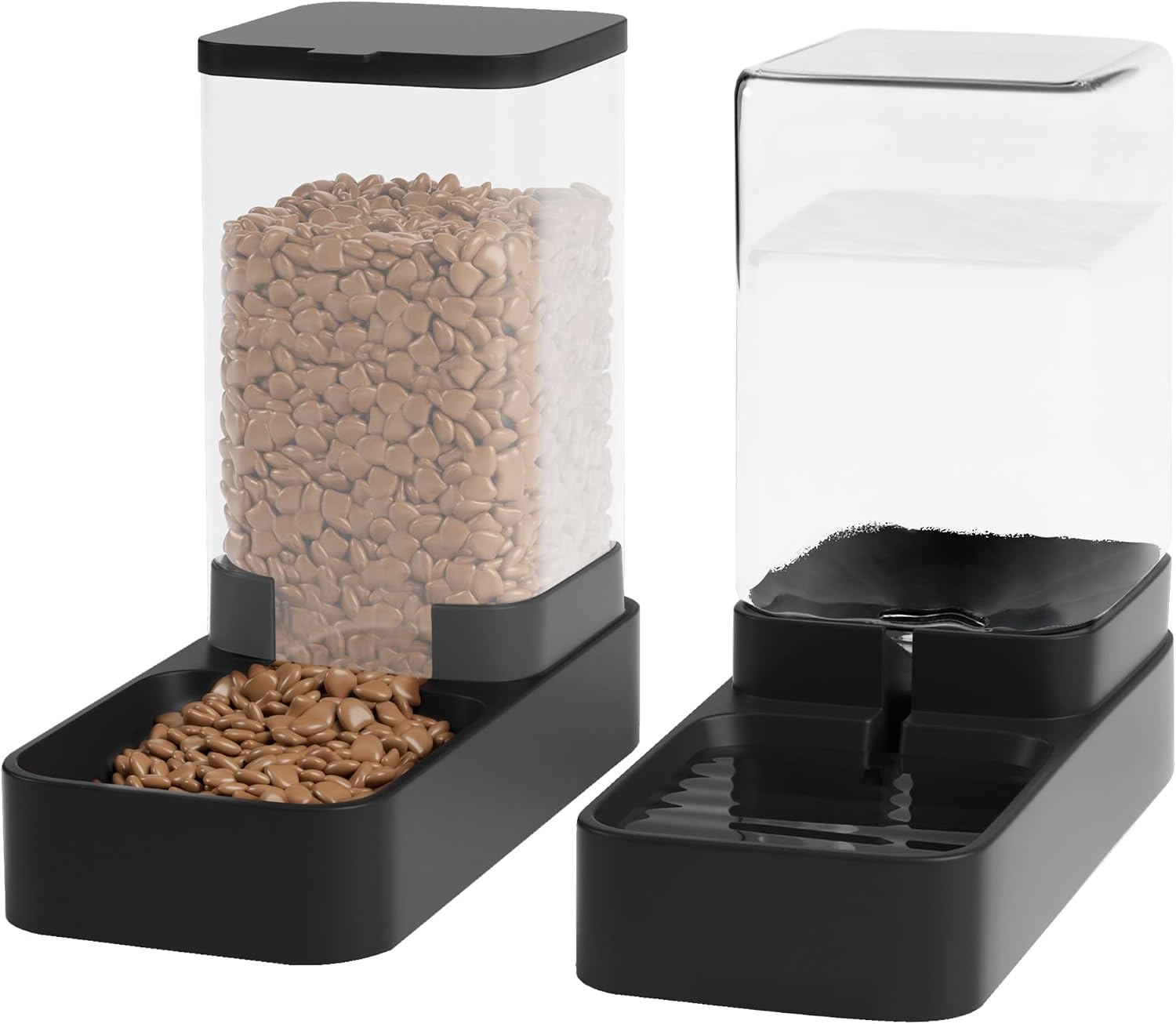 Gravity Feeder and Water Set with Bowl, 3.3 L