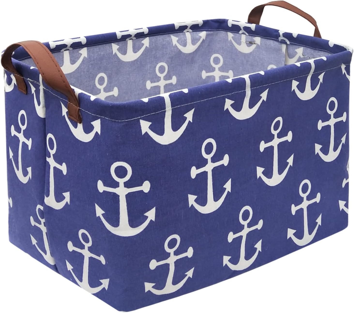 Rectangular Storage Basket with Handles, Paw Print