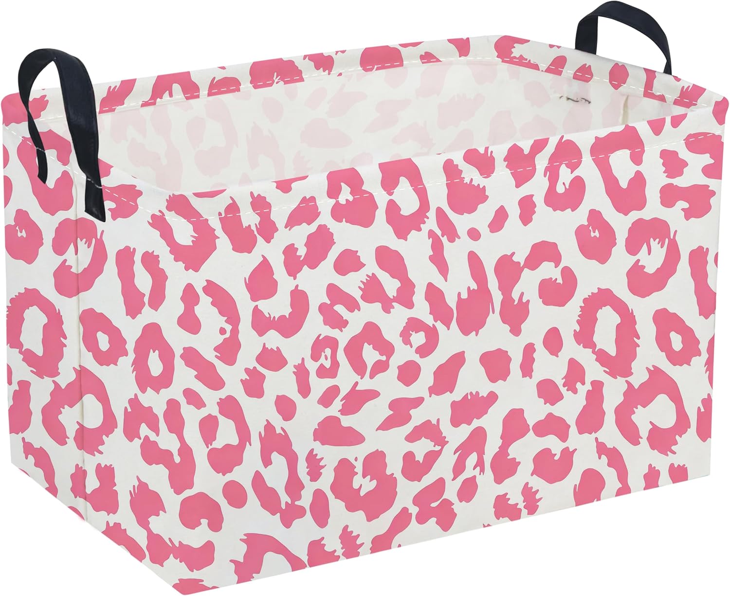 Rectangular Storage Basket with Handles, Paw Print