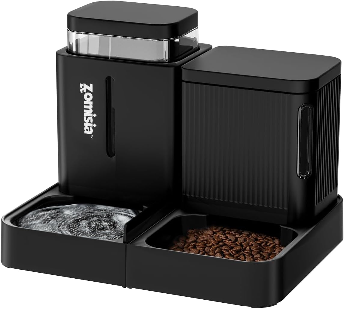 Rotating Gravity Feeder and Water Set, 0.8 Gallon