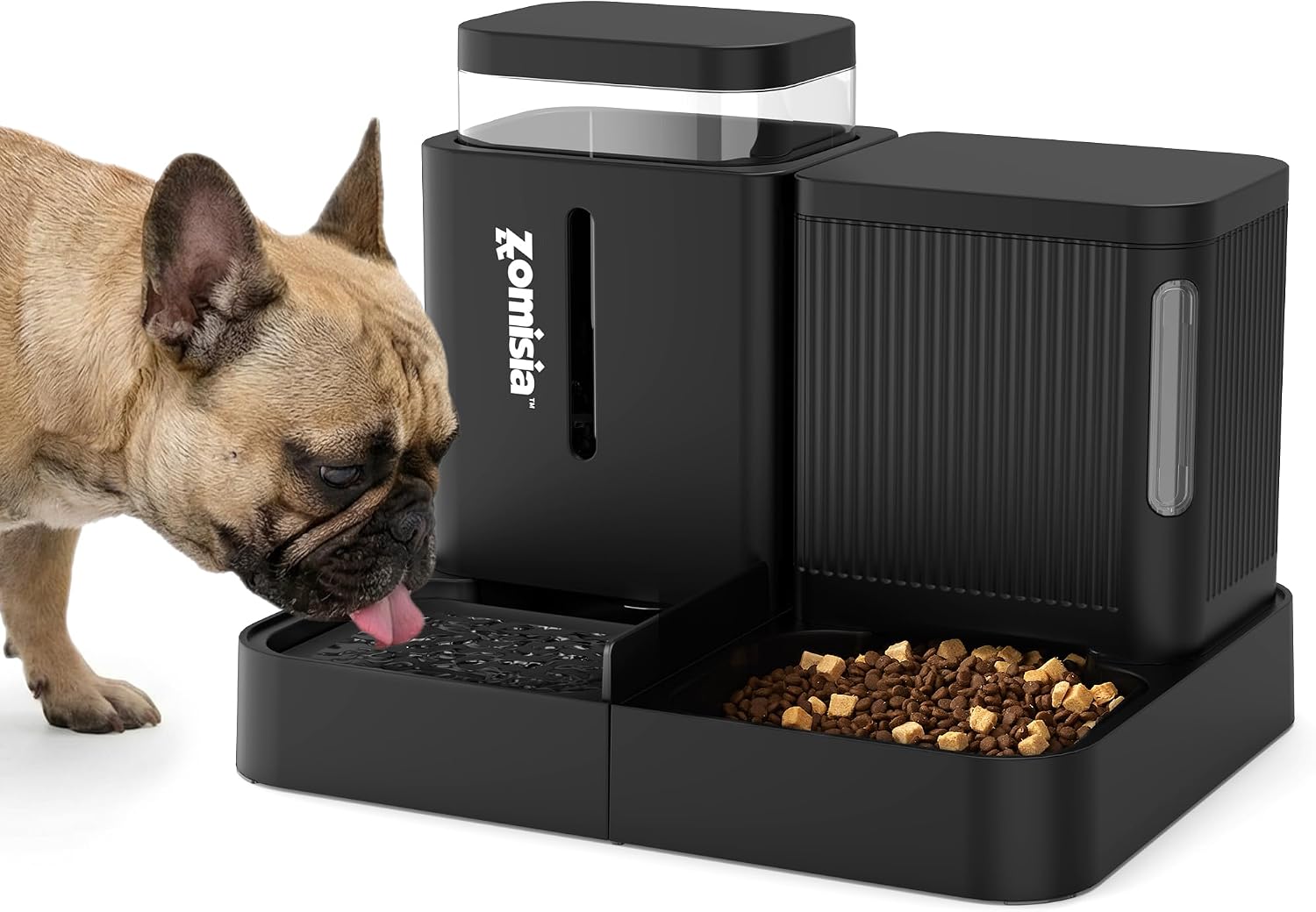 Rotating Gravity Feeder and Water Set, 0.8 Gallon