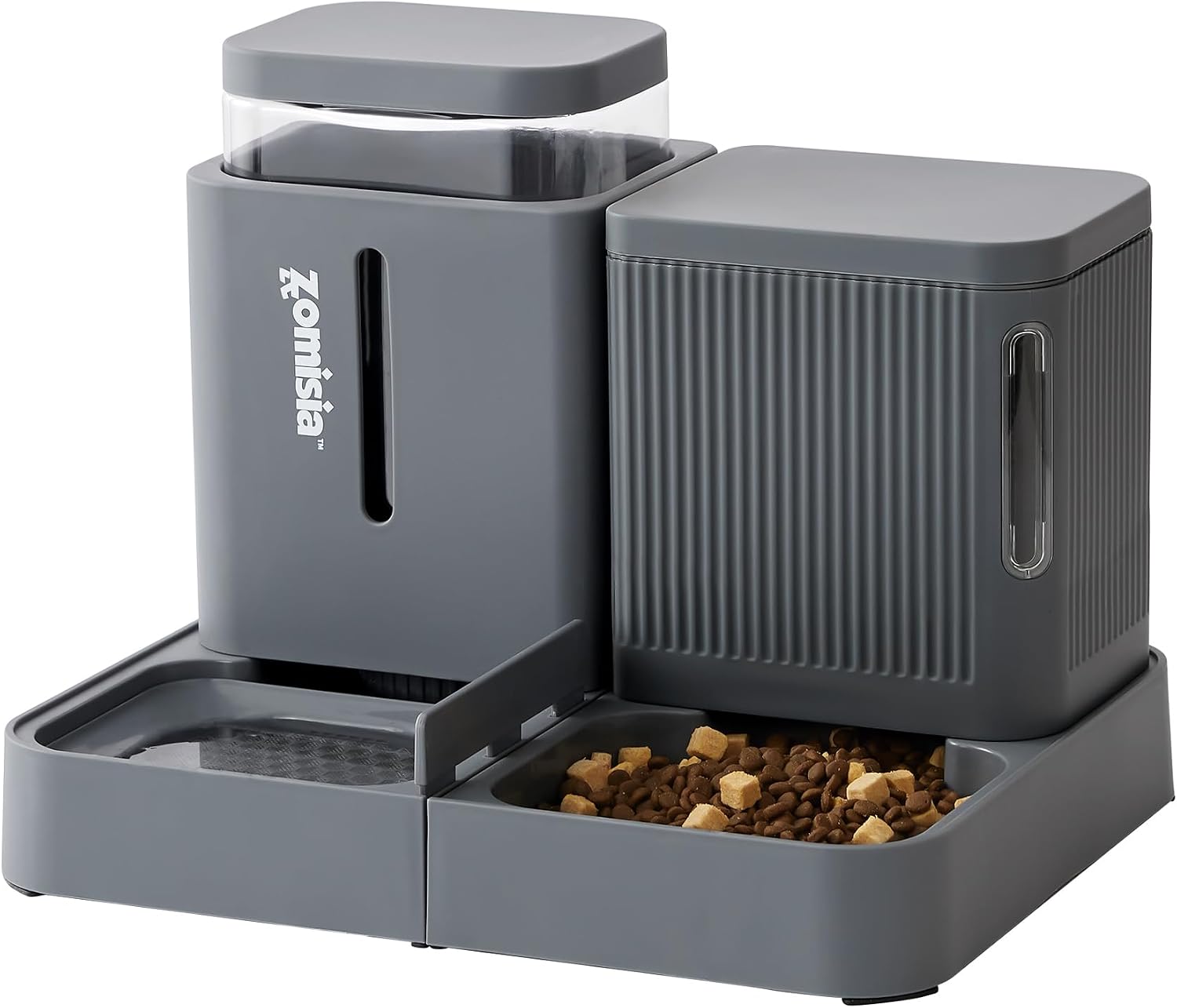 Rotating Gravity Feeder and Water Set, 0.8 Gallon