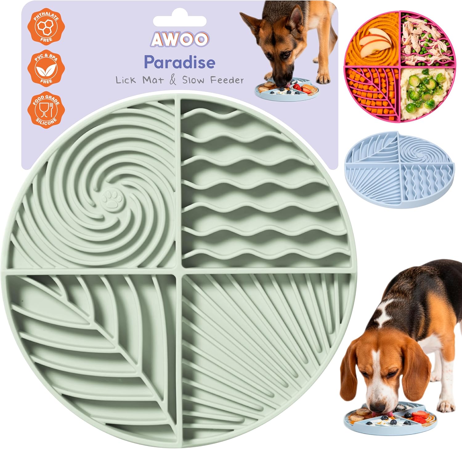 Silicone Lick Mat with Suction Cups