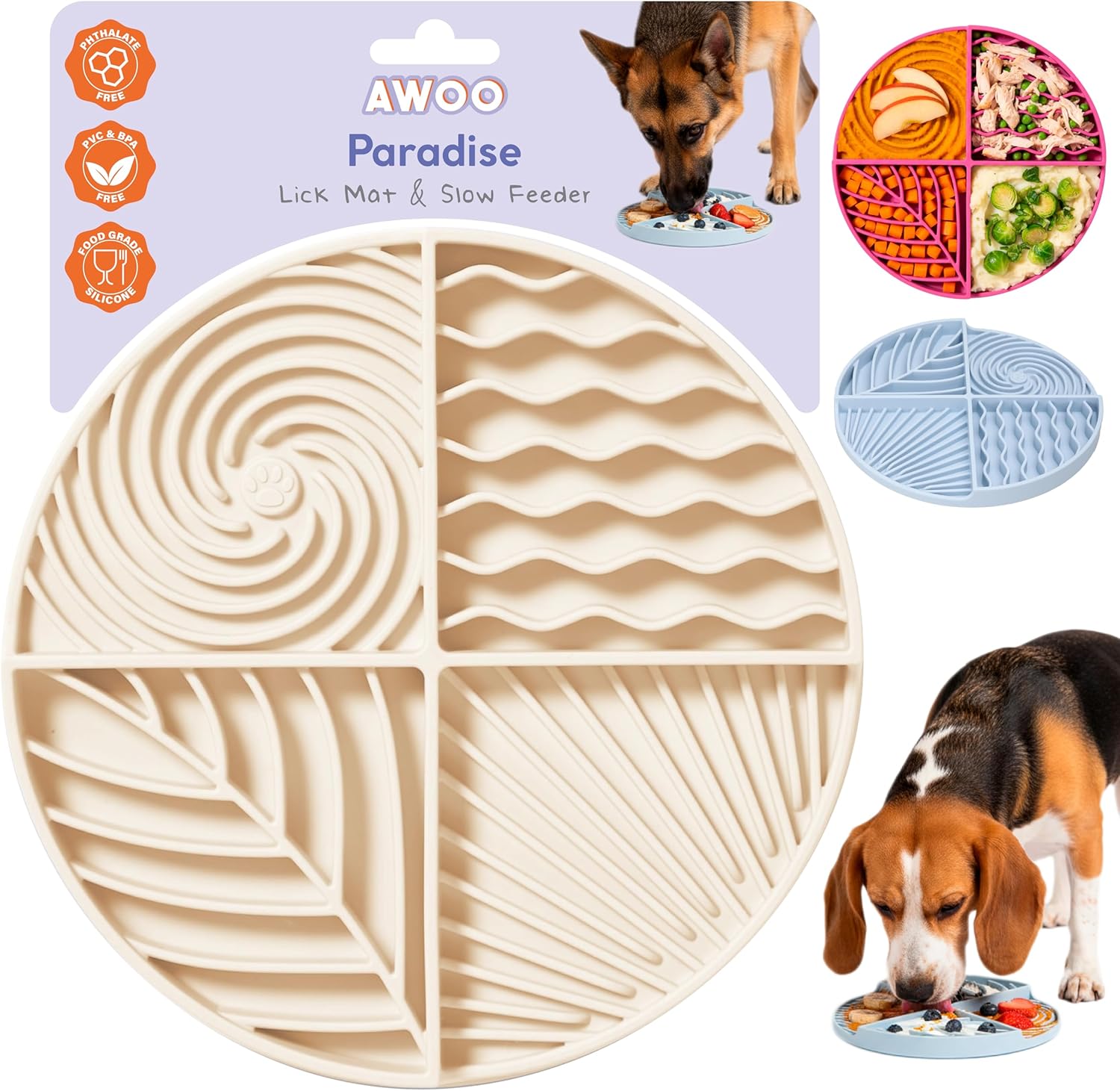 Silicone Lick Mat with Suction Cups