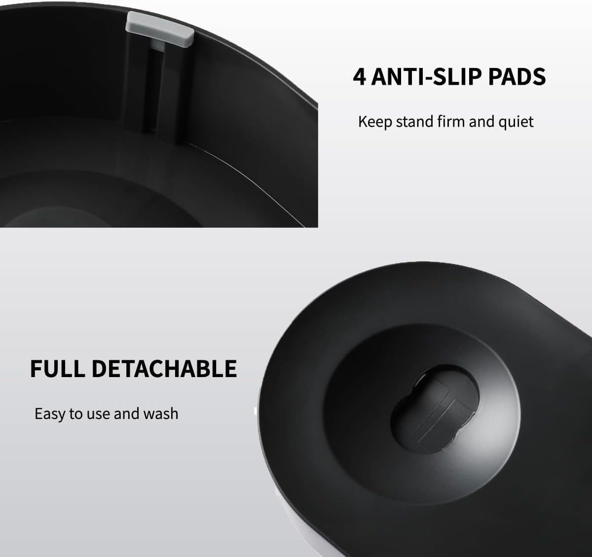 Tilted Stainless Steel Elevated Bowls, 15 Degree