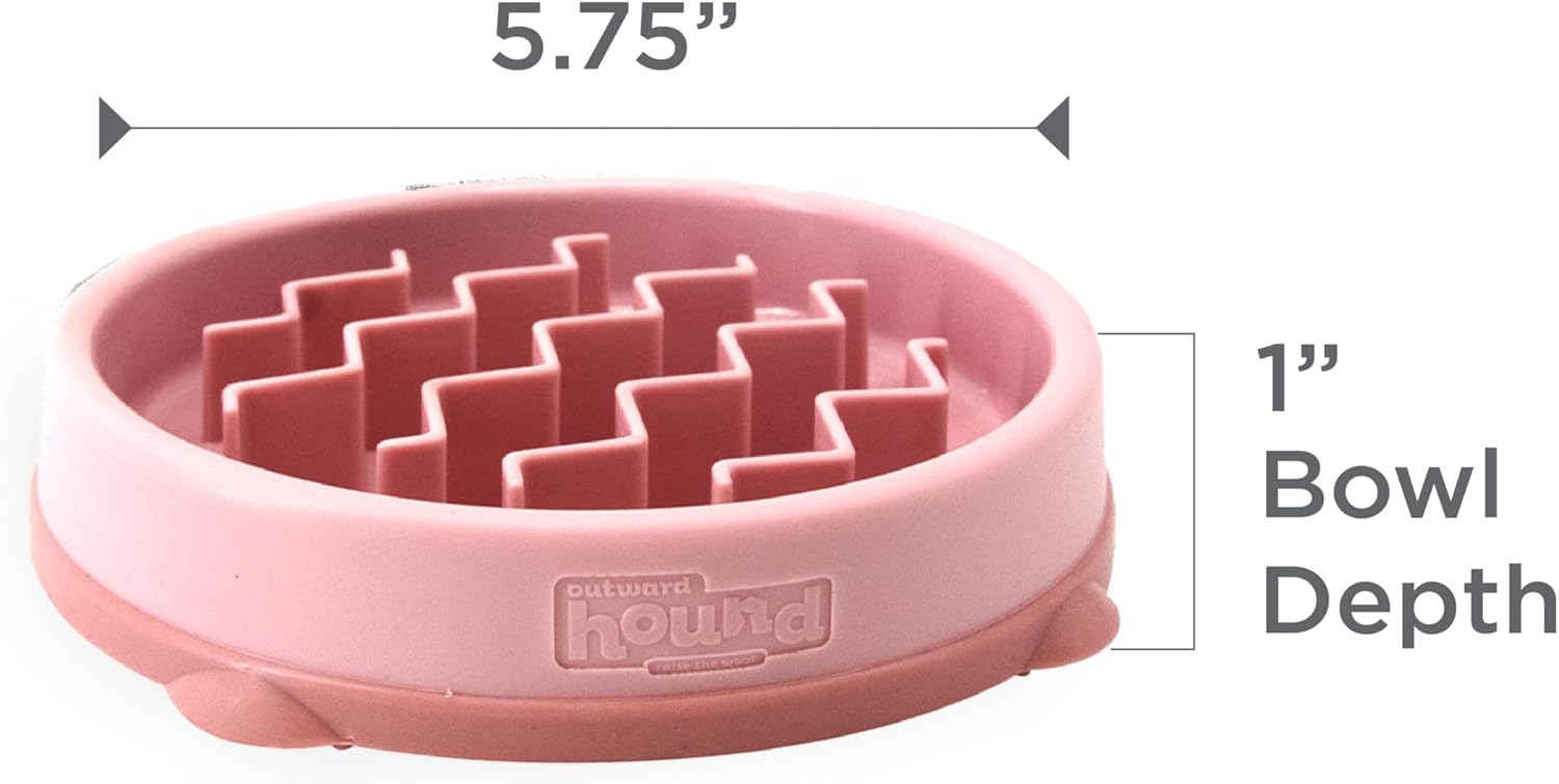 Wave Slow Feeder Bowl, 3/4 Cup