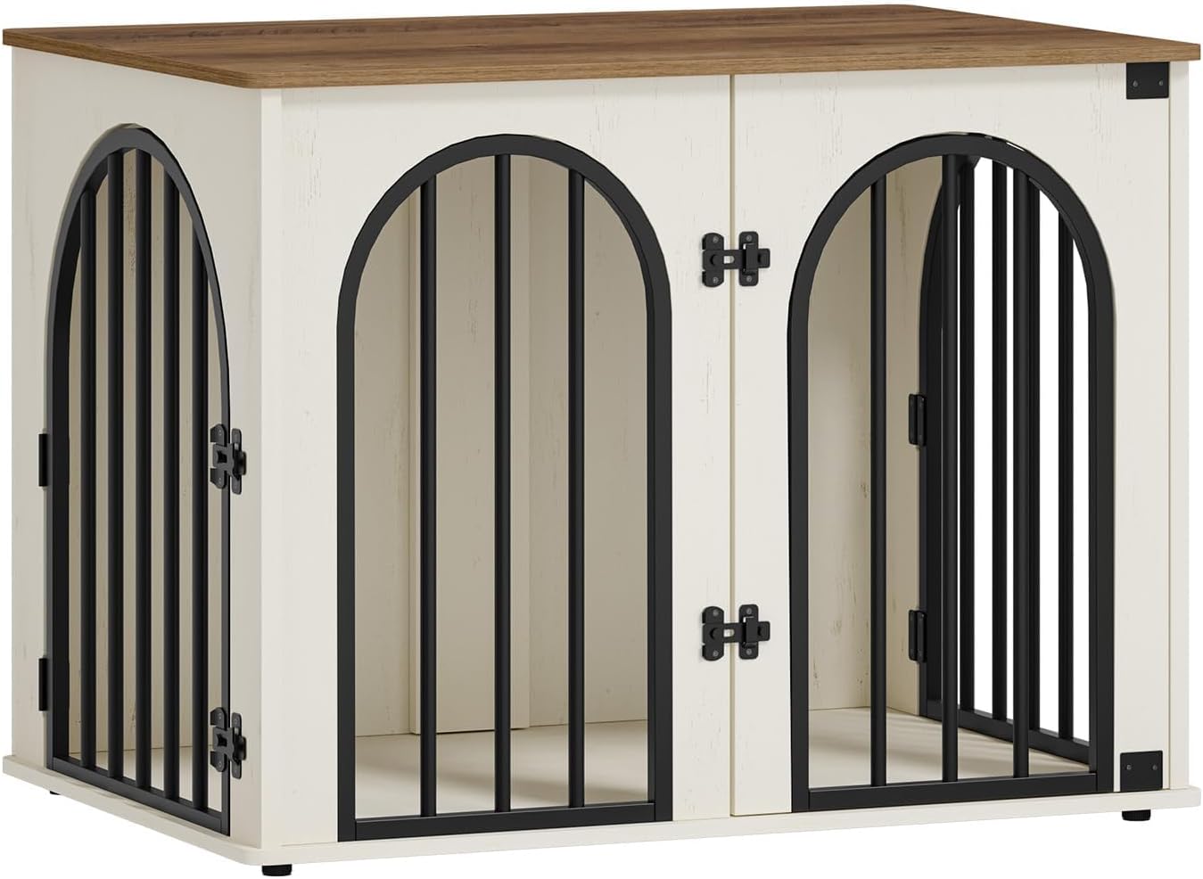 Wooden Dog Crate Side Table, 31.5 inch